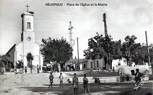 1507- Heliopolis - Place de l'eglise et la Mairie